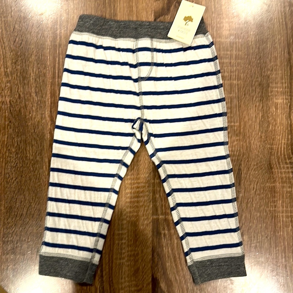 Tucker & Tate Blue and White Striped Sweatpants NWT